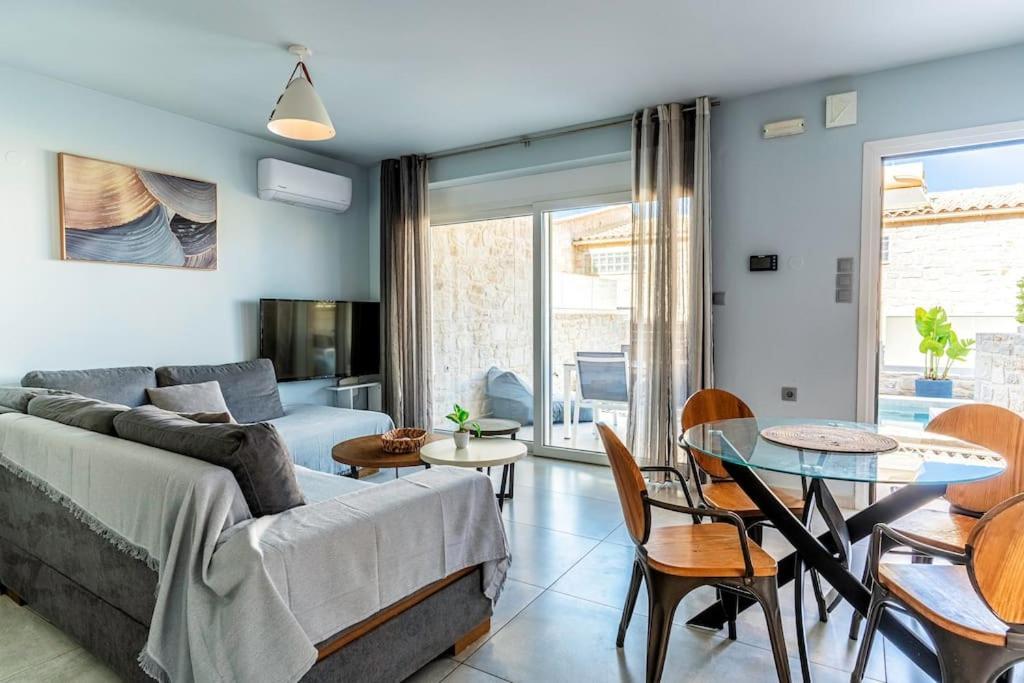 Zefyros Suite , Seafront retreat ! Pánormos Exterior foto